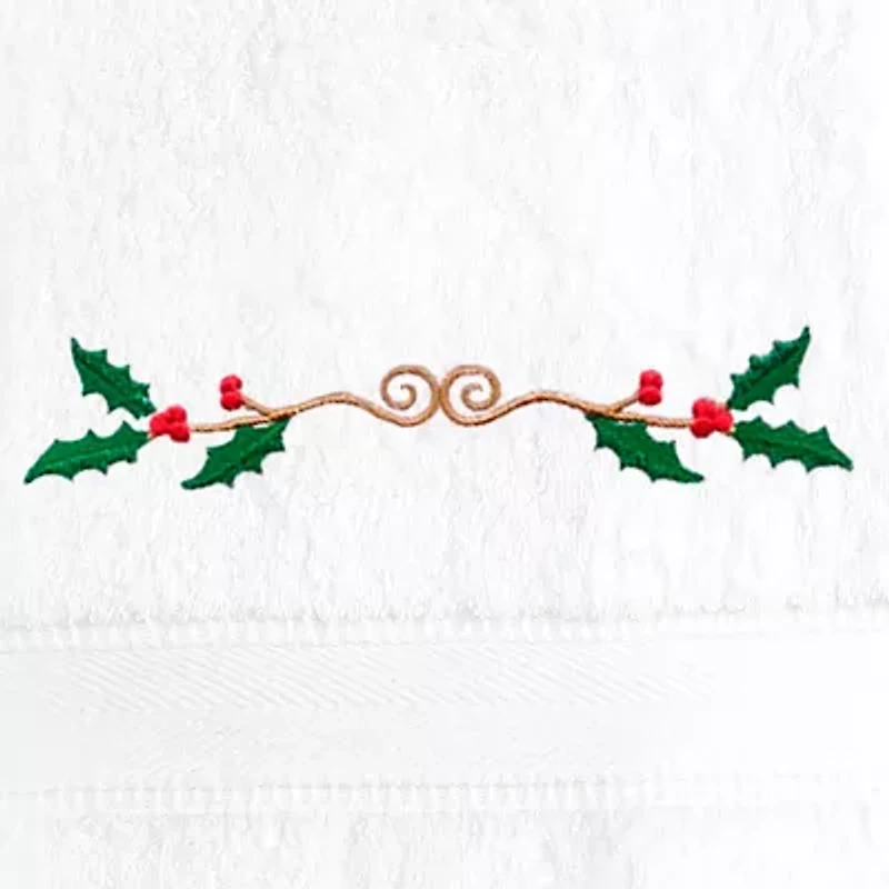 Linum Home Textiles Holly Border 2-pc. Hand Towel