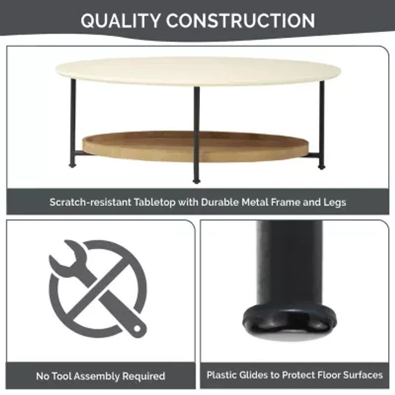 Madison Park Beauchamp Living Room Collection Coffee Table