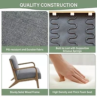 INK+IVY Novak Mid Century Modern Lounge Chair