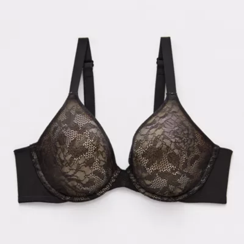 Liz Claiborne No Show Plunge Full Coverage Bra 355387