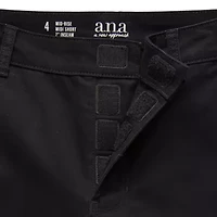 a.n.a Womens 7" Mid Rise Adaptive Easy-on + Easy-off Chino Short