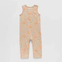 Okie Dokie Baby Boys Crew Neck Sleeveless Jumpsuit