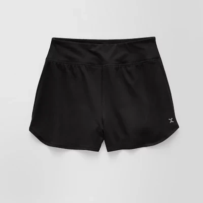 Xersion Little & Big Kid Girls Stretch Fabric Mid Rise Pull-On Short