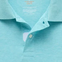 St. John's Bay Premium Dexterity Mens Classic Fit Easy-on + Easy-off Adaptive Short Sleeve Polo Shirt