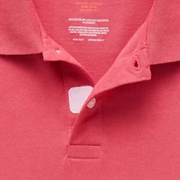 St. John's Bay Premium Dexterity Mens Classic Fit Easy-on + Easy-off Adaptive Short Sleeve Polo Shirt