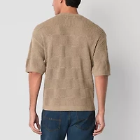 Arizona Mens Short Sleeve Pullover Sweater
