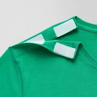 St. John's Bay Super Soft Mens Easy-on + Easy-off Crew Neck Short Sleeve Adaptive Big and Tall T-Shirt