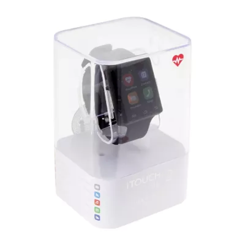 Itouch Air 2 Heart Rate Mens Digital Black Smart Watch Ita34601b932-003