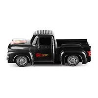 QFX Dual 3" Truck Design Rechargable Bluetooth Speaker,FM Tuner, Hands-Free Link, LED Lights