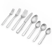 Table 12 Stainless Steel 50-pc. 18/10 Flatware Set