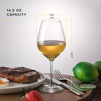 Table 12 Set 6-pc. White Wine Glass