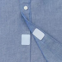 St. John's Bay Performance Oxford Dexterity Mens Easy-on + Easy-off Long Sleeve Classic Fit Button-Down Shirt