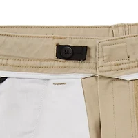 St. John's Bay Dexterity Mens 10" Mid Rise Adaptive Stretch Fabric Adjustable Features Easy-on + Easy-off Cargo Short