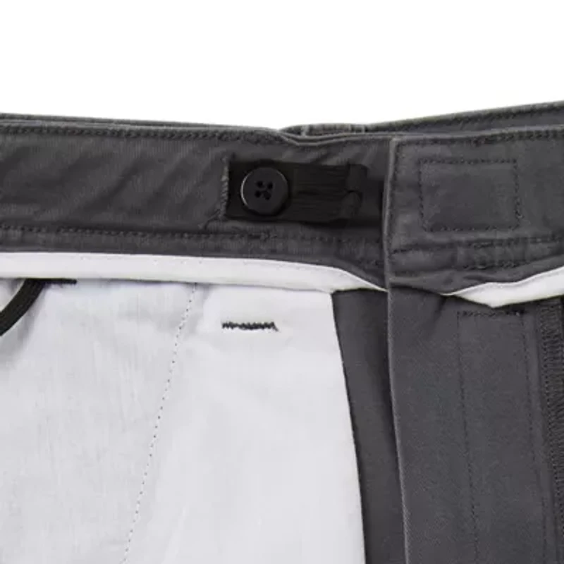St. John's Bay Dexterity Mens 10" Adaptive Stretch Fabric Adjustable Features Easy-on + Easy-off Cargo Short