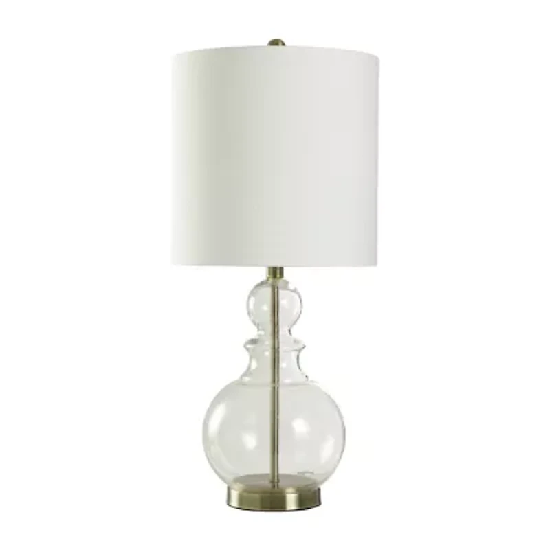 Collective Design By Stylecraft Glass Gourd Table Lamp