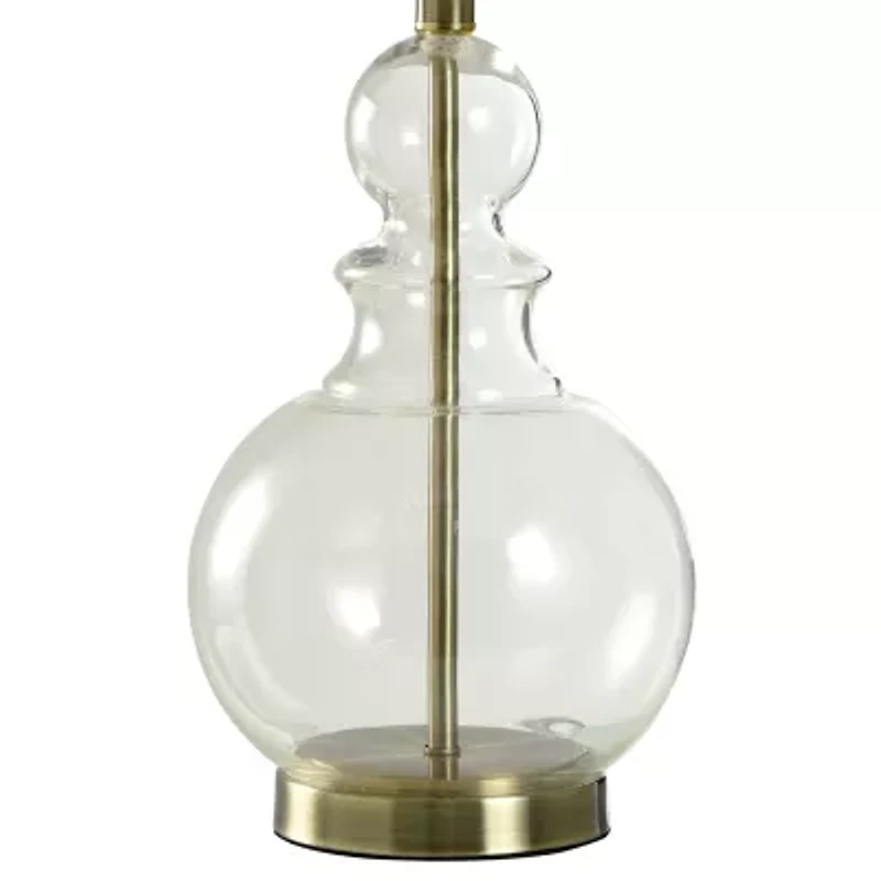 Collective Design By Stylecraft Glass Gourd Table Lamp