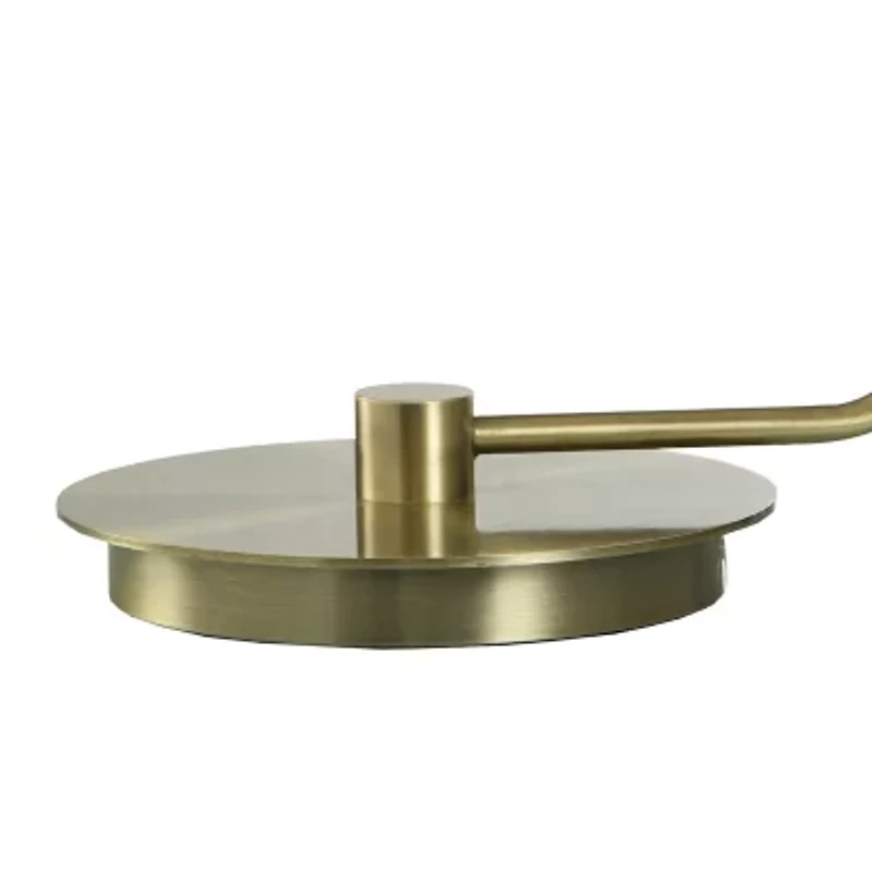 Collective Design By Stylecraft Brass Finish Metal Desk Lamp