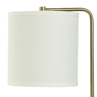 Collective Design By Stylecraft Brass Finish Metal Desk Lamp