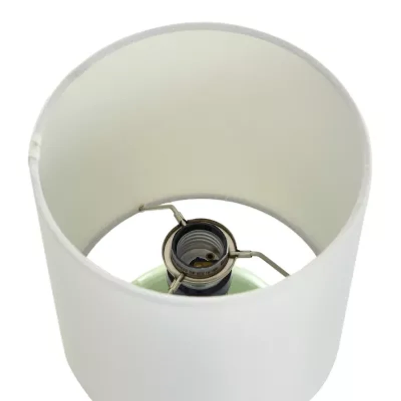 Collective Design By Stylecraft Stacked Green Ceramic Table Lamp