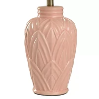 Collective Design By Stylecraft Terracotta Blush Ceramic Table Lamp