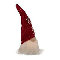 Northlight 11.5in Lighted Red Knit 'Kiss Me' Hat Christmas Gnome