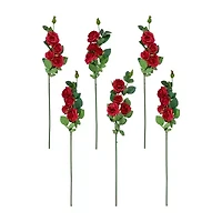 Northlight 35in Set Of 6 Red Real Touch Rose Artificial Floral Sprays 6-pc. Pick