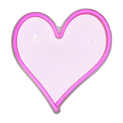 Northlight 13.5in Pink Heart Led Neon Style Valentine'S Day Wall Sign