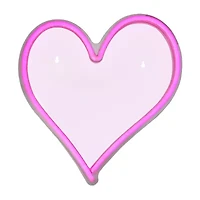 Northlight 13.5in Pink Heart Led Neon Style Valentine'S Day Wall Sign