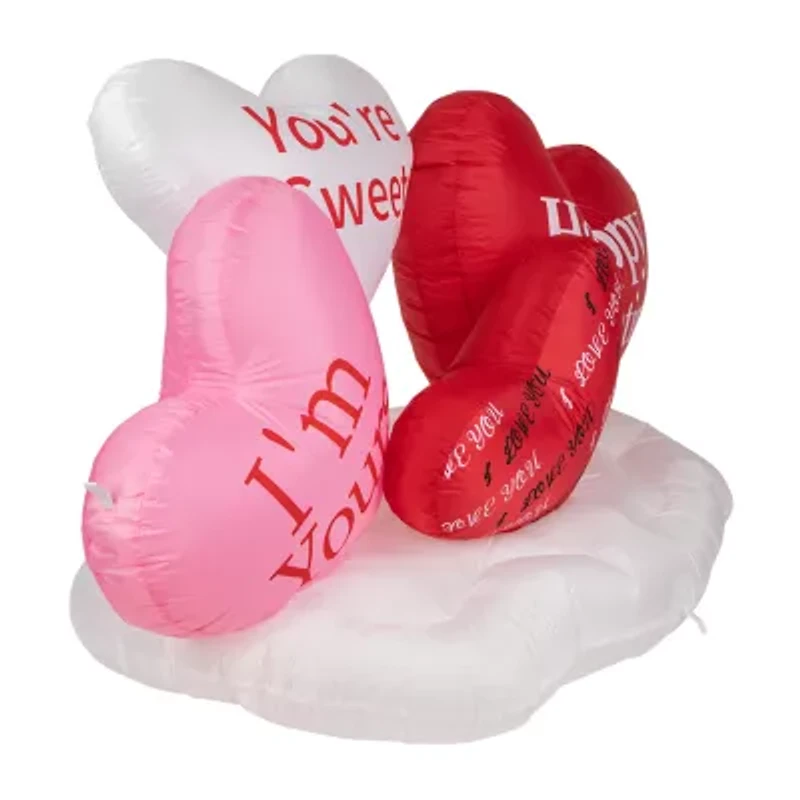 Northlight 5ft Day Conversation Hearts Lighted Valentines Day Inflatable