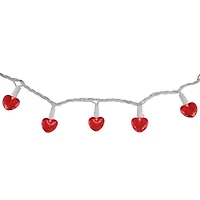 Northlight 20-Count 4.75ft Red Led Mini Hearts Valentine'S Day Wire String Lights