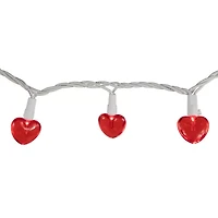 Northlight 20-Count 4.75ft Red Led Mini Hearts Valentine'S Day Wire String Lights