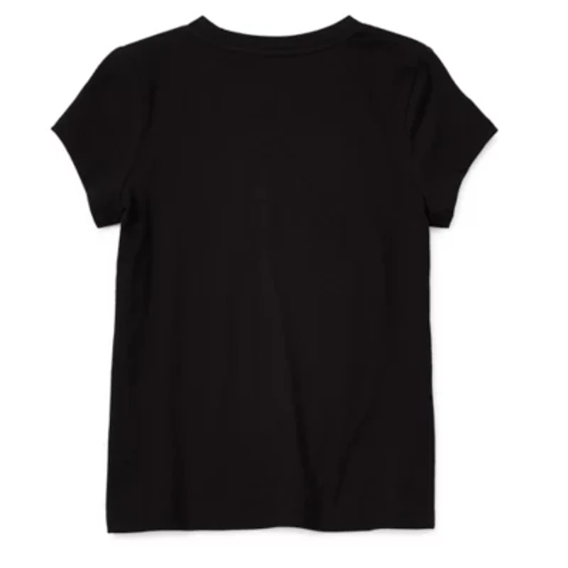 Thereabouts Little & Big Kid Girls Round Neck Short Sleeve T-Shirt