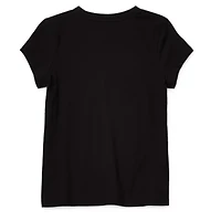 Thereabouts Little & Big Kid Girls Round Neck Short Sleeve T-Shirt