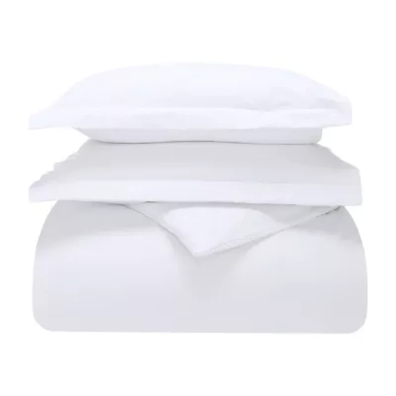 SUPERIOR® Solid Cotton Heavyweight Warm Reversible Duvet Cover