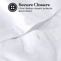 SUPERIOR® Solid Cotton Heavyweight Warm Reversible Duvet Cover