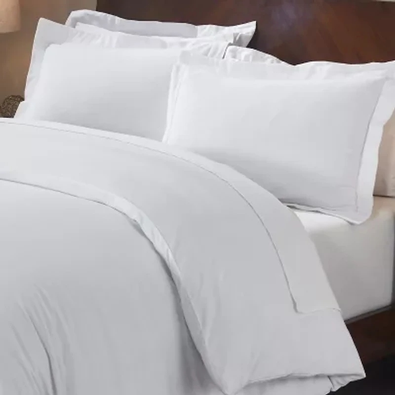 SUPERIOR® Solid Cotton Heavyweight Warm Reversible Duvet Cover