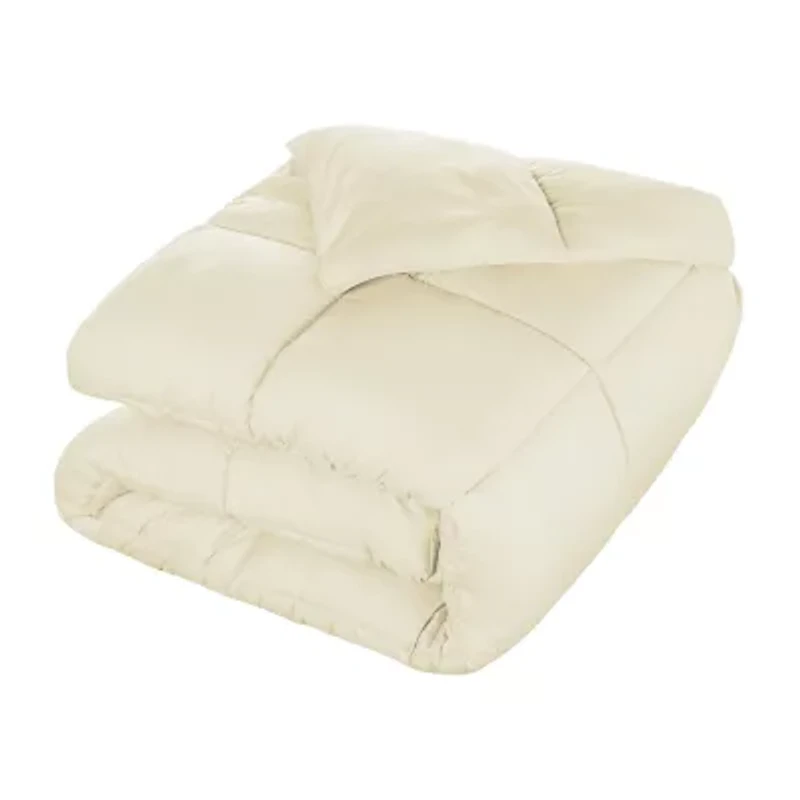 SUPERIOR® Solid All Season Plush Microfiber Down Alternative Hypoallergenic Comforter