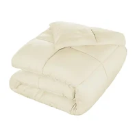 SUPERIOR® Solid All Season Plush Microfiber Down Alternative Hypoallergenic Comforter