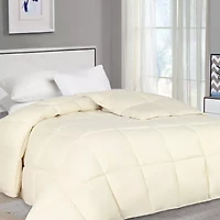 SUPERIOR® Solid All Season Plush Microfiber Down Alternative Hypoallergenic Comforter