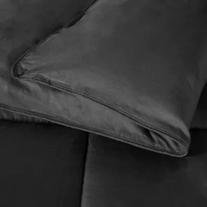 SUPERIOR® Solid All Season Plush Microfiber Down Alternative Hypoallergenic Comforter