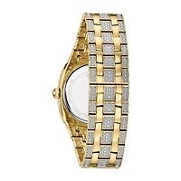 Bulova Phantom Mens Two Tone Stainless Steel Bracelet Watch 98b323