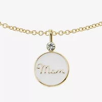 Liz Claiborne Mom Pendant Necklace And Stud Earring Womens 2-pc. Jewelry Set