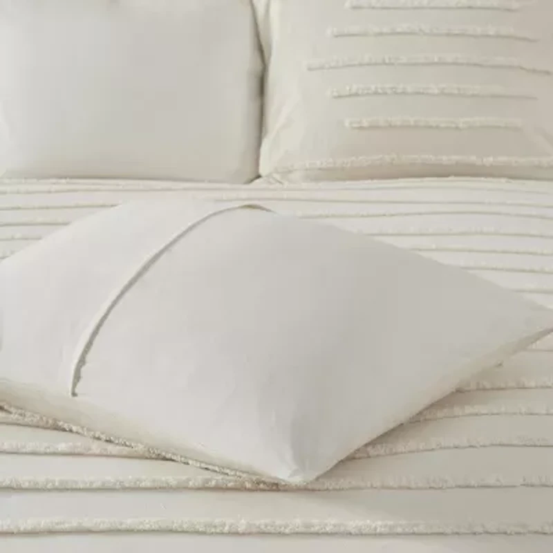 Urban Habitat Camden 3 Piece Cotton Chenille Duvet Cover Set