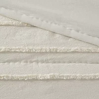 Urban Habitat Camden 3-Pc Cotton Quilt Set With Chenille Trims
