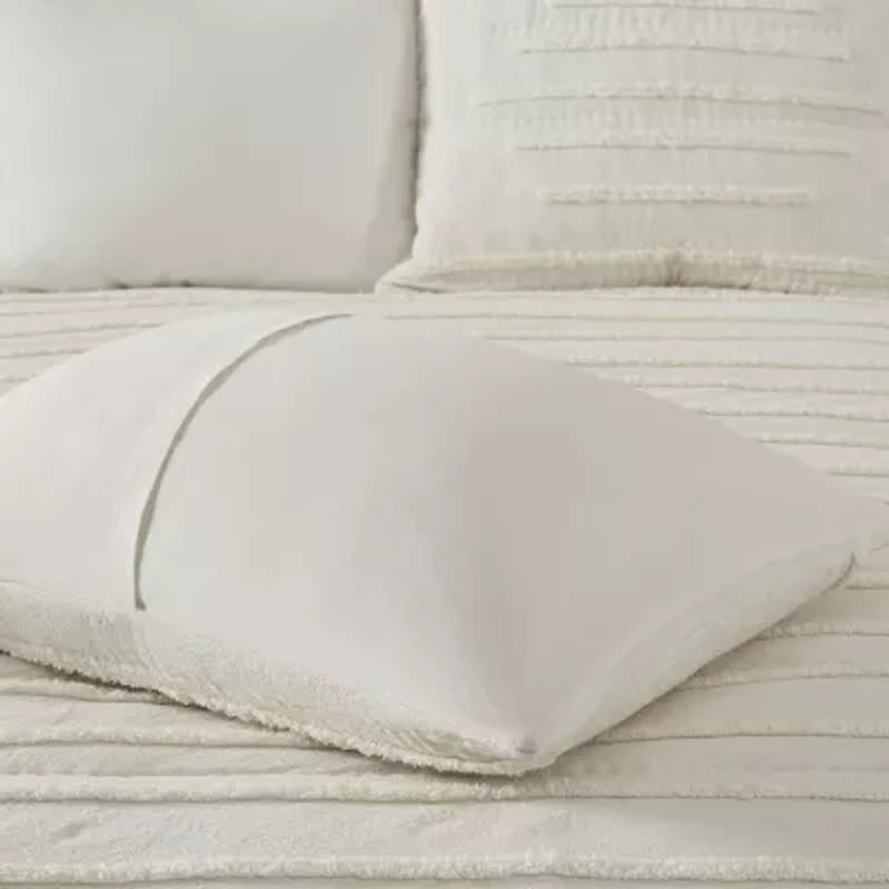 Urban Habitat Camden 3-Pc Cotton Quilt Set With Chenille Trims