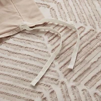INK+IVY Ellipse 3pc Cotton Jacquard Duvet Cover Set