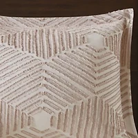 INK+IVY Ellipse 3pc Cotton Jacquard Duvet Cover Set