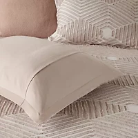 INK+IVY Ellipse 3pc Cotton Jacquard Duvet Cover Set