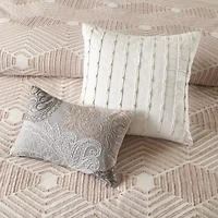 INK+IVY Ellipse 3pc Cotton Jacquard Duvet Cover Set