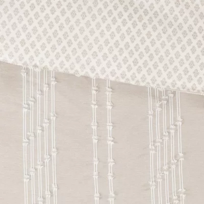 INK+IVY Kara 3 Piece Cotton Jacquard Comforter Set